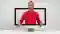 Strony internetowe Hanish wychodzi z monitora